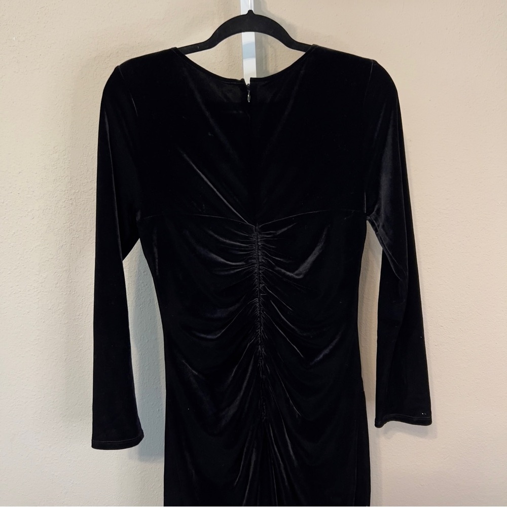 INC International Concepts Black Long Sleeve Dress - Picture 5 of 5